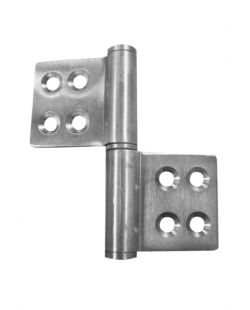 Flag Hinge 76x76x2.5mm SS